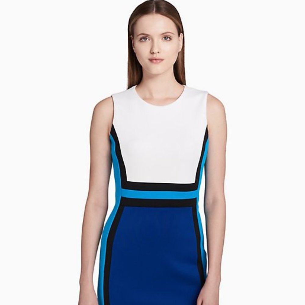 EUC - Calvin Klein Sleeveless Scuba Dress